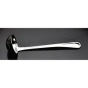 GET BSRIM-07 Serving Ladle, 1.25 Oz., 9-1/2" Stainless Steel Mirror, 1-Piece 1 image