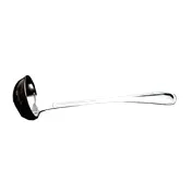 GET BSRIM-11 Serving Ladle, 1.6 Oz, 13-1/2" Oval, 18/8 Stainless Steel, Mirror 1 image