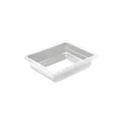 GET CM1210-NW Elite Global Food Pan, 1/2 Size, 2.8 Qt, 12"L x 10"W x 2.5"H, White Melamine, BPA Free 1 image