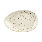 GET D1172OV-CC 21oz Oval Melamine Bowl, 11-1/4" x 7-1/2" x 2", Chocolate Chip, Dishwasher Safe 1 image