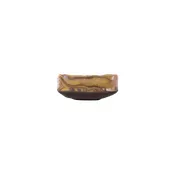 GET D32RC-SEQ Elite Global Solutions 2 Oz. Brown Rectangular Melamine Sauce Dish, 3-1/2" x 2-5/8" x 3/4" 1 image