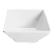 GET DB3SQ-W Elite Global Solutions Bowl, 3 Oz, 3" x 3" x 1-1/2", Square, Melamine, White 1 image