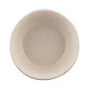 GET ECO1015-PP Bowl, 10 Oz (5" Dia. x 1-3/4" H), White Melamine/Bamboo, Break/Chip & Stain Resistant 1 image