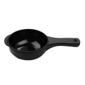 GET HSB-106-BK Black Elegance Bowl, 6 Oz, 7" x 3-4/5" x 1-3/5"H, Melamine, Dishwasher Safe - 1 Dozen 1 image