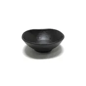 GET JW6032-B Elite Global Solutions Bowl, 6 Oz, 4-5/8" Dia. X 1-3/4"H, Round, Melamine, Black 1 image