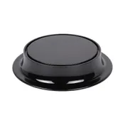 GET M8P-B Display Riser, 8" Round Pedestal, 2" Height, Melamine, Black, BPA-Free 1 image