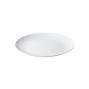 GET ML-243-W - Siciliano Plate, 24" Dia. x 2" H, White Melamine Coupe, Dishwasher Safe, NSF 1 image