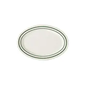 GET OP-120-EM Emerald Platter, 12" L x 9" W Oval Melamine Tray, Break-Resistant, NSF - Dozen 1 image