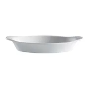GET PA1101719712 Gratin Dish, 7-2/5 Oz., 8.25" x 4" Oval Porcelain White Microwave Safe - Dozen 1 image