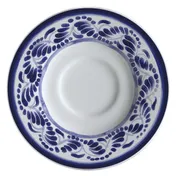 GET PA1678900324 Tea/Bouillon Saucer, 6.5" Dia., Rolled Edge, Porcelain, Microwave & Oven Safe 1 Dozen 1 image