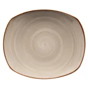 GET PP1607722612 - 10" Round Grey Porcelain Plate Scratch Microwave Oven 380°F RolledEdge - 1 Dozen 1 image