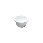 GET R15SM-W - 1-1/2 Oz. White Melamine Ramekin, 2-3/8" Dia x 1-1/4" H, BPA Free, NSF 1 image