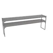 Glastender DOS/SS-78 Double Overshelf, 78"W X 15"D X 27"H 1 image