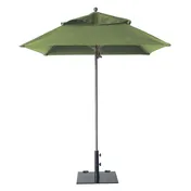 Grosfillex 98662431 Windmaster Umbrella, 6-1/2 ft., Square Top, Pistachio, 1-1/2" Aluminum Pole 1 image