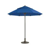 Grosfillex 98829731 Windmaster 9 ft. Round Patio Umbrella, Pacific Blue, 1.5" Aluminum Pole 1 image