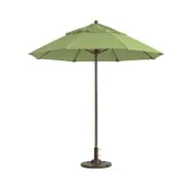 Grosfillex 98842431 Windmaster 9 ft. Round Patio Umbrella, Pistachio, 1-1/2" Aluminum Pole 1 image