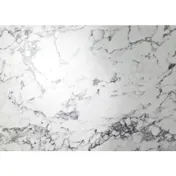 Grosfillex US32D745 Square 32" x 32" Vanguard Exterior Table Top, White Marble Finish, Resin Coated 1 image