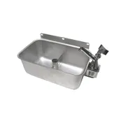 GSW USA HS-DSREG Dipper Well Sink, Table Mount, 9-1/2"W X 5-1/2"L X 4"D Bowl 1 image