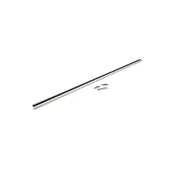 Hatco DL-TRACK-12W Three 4' Track Mount Bars with Two Couplers, White 1 image