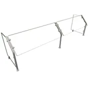 Hatco ES31-84 Flav-R-Shield Es31 Food Shield, Self Service, 84"W X 18"D X 22"H 1 image