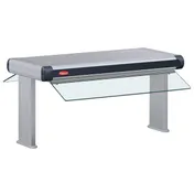 Hatco GR2A-18D3 21.5" Glo-Ray Infrared Strip Heater w/ Single Rod, 500W, 14" High Legs 1 image