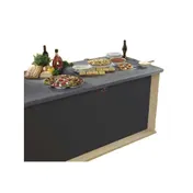 Hatco GRSSB-3618 Glo-Ray Heated Simulated Stone Shelf, Built-In, Rectangular 1 image