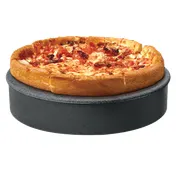 Hatco GRSSR-16 Glo-Ray Round Heated Simulated Stone Shelf, Portable 1 image