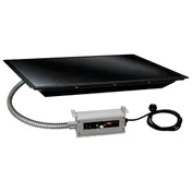 Hatco HBGB-2418 Heated Base Glass Shelf, Built-In, 24"L, Ceramic Glass Surface 1 image