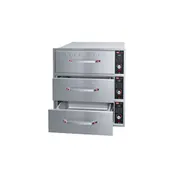 Hatco HDW-3BN Warming Drawer Unit, Built-In, Narrow, Three Drawers 1 image