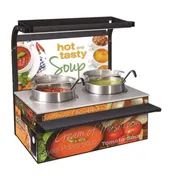 Hatco SW2-7QT Soup Warmer, Countertop, (2) 7 Qt. Insulated Wells 5 image