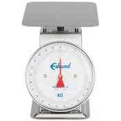 Edlund HD-25 - 10-29 lb Fixed Dial Portion Scale, Stainless Steel, Sloped Face, 25 lb, 1 oz 1 image