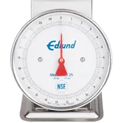 Edlund HD-25 - 10-29 lb Fixed Dial Portion Scale, Stainless Steel, Sloped Face, 25 lb, 1 oz 5 image