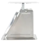 Edlund HD-2 Portion Scale - Top Loading 1-9 lb Capacity Fixed Dial Sloped Face 32 oz x 1/8 oz Stainless Steel 4 image