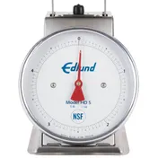 Edlund HD-5 1-9 lb Fixed Dial Portion Scale, Stainless Steel, Sloped Display, 5 lb 1/2 oz Graduation 5 image