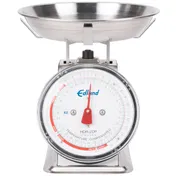 Edlund HDR-2DP-B Portion Scale, 1-9 lb Capacity, 32oz 1/8oz Graduation, 11-3/4" Stainless Steel Bowl, Dial, Sloped 1 image