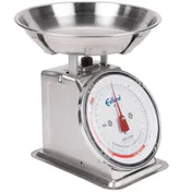 Edlund HDR-2DP-B Portion Scale, 1-9 lb Capacity, 32oz 1/8oz Graduation, 11-3/4" Stainless Steel Bowl, Dial, Sloped 3 image