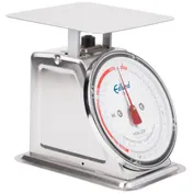 Edlund HDR-2DP - 1-9 lb Stainless Portion Scale, 8.5"x8.5" Platform, 30° Rotating Dial, Over/Under, Temp Comp. 2 image