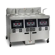 Henny Penny OFE323.05 Multiple Battery Electric Fryer w/ 3 Wells, (3) 65 lbs, Floor Model, COMPUTRON 1000 Control 1 image