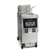 Henny Penny OFG321.04 Full Pot Floor Model Natural Gas Fryer w/ 65 lbs Capacity, Filtration System, COMPUTRON 8000 1 image