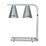 Adcraft HL-2 Freestanding C-Frame Two Bulb Heat Lamp w/ Adjustable Arm, 120V, 250W Per Bulb 1 image