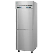 Hoshizaki DT1A-HS 27" 1-Section Reach-In Refrigerator Freezer Combo w/ 2 Half Solid Doors, Steelheart Series 2 image