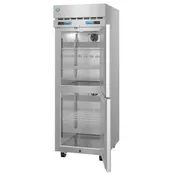 Hoshizaki DT1A-HS 27" 1-Section Reach-In Refrigerator Freezer Combo w/ 2 Half Solid Doors, Steelheart Series 4 image
