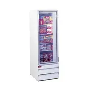 Howard-McCray GR19BM 26" One Glass Door Refrigerated Merchandiser in White, 19 cu. ft. 1 image