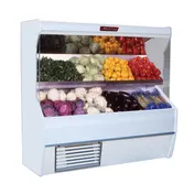 Howard-McCray R-P32E-8S-LED 98" Remote Refrigerated Produce Display Case, White 1 image