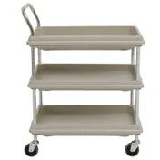 Hubert 77155 Utility Cart, 3-Shelf, 400 Lb. Capacity - 32-3/4" X 21-1/2" X 41"H 1 image