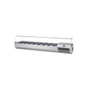 Infrico USA ICT-VIP19801/3C 77" Ingredient Display Case, 8 Pan Capacity 1 image