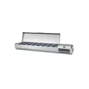 Infrico USA ICT-VIP19801/3T 77" Ingredient Display Case, 8 Pan Capacity 1 image