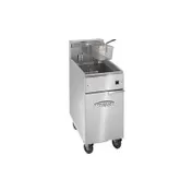 Imperial IFS-40-EU Full Pot Floor Model Electric Fryer w/ 40 lbs, Thermostatic Controls, 2 Baskets 1 image