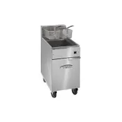 Imperial IFS-75-E 19" Floor Model Electric Full Pot Fryer w/ 75 lbs Capacity, 2 Baskets, 240V/3Ph 1 image