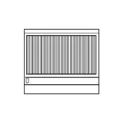 Imperial IHR-RB-M 36" Gas Heavy Duty Range w/ 36" Full Radiant Charbroiler, Modular, 90.000 BTU 1 image